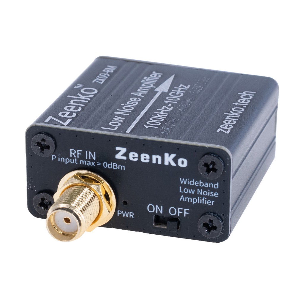 Підсилювач 30dB 100kHz-10GHz LNA (ZK09-BM – Zeenko)