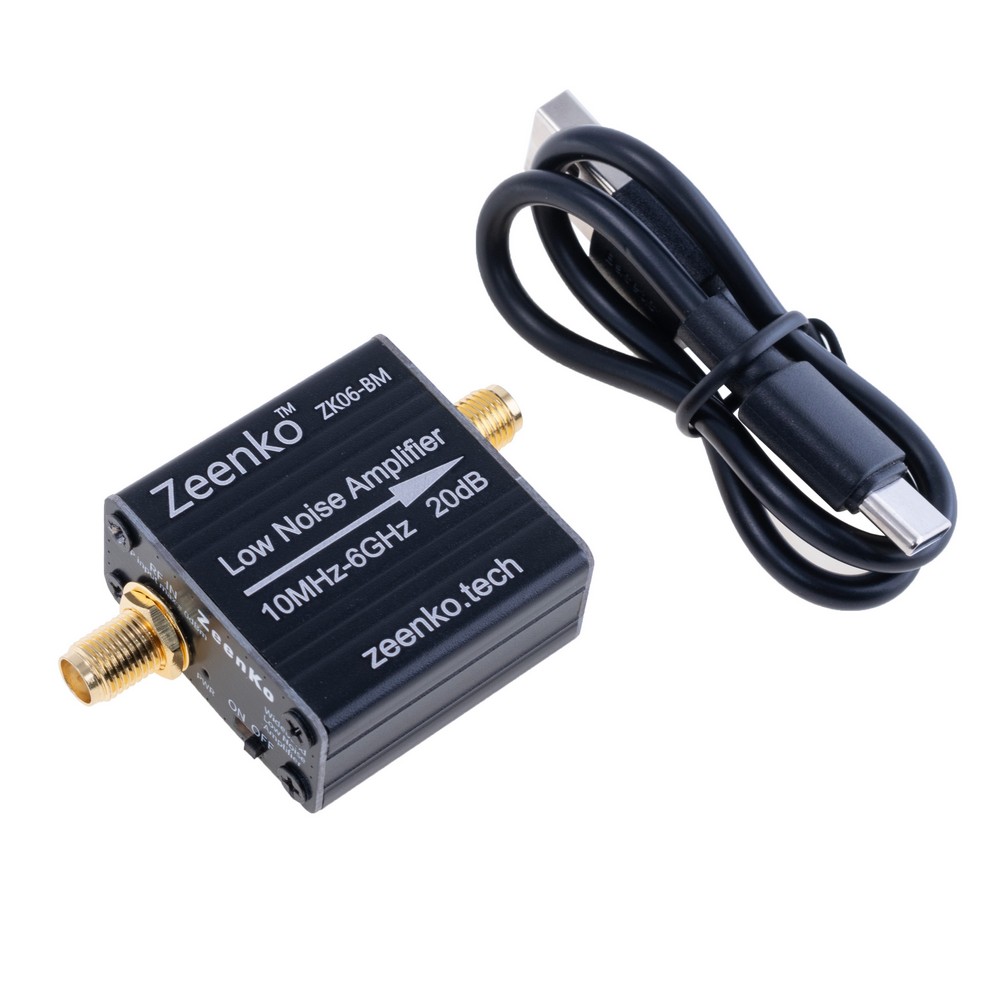 Підсилювач 30dB 10MHz-6GHz LNA (ZK06-BM – Zeenko) Підсилювач 30dB 10MHz-6GHz LNA (ZK06-BM – Zeenko)