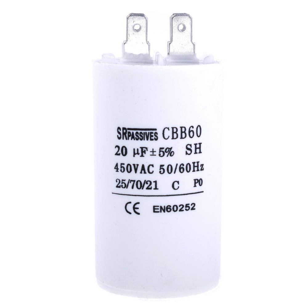 20uF; 450V; B40x70mm; -25ч70°C; ±5%; 3000h (CBB60A-20/450)