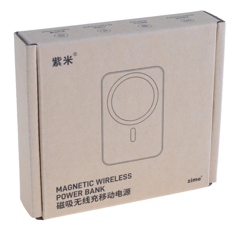 Power Bank 10000mAh 38.5Wh (6000mAh @ 5V/2A) 20W max Black (WS-T156 – zime)