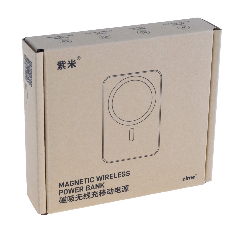 Power Bank 10000mAh 38.5Wh (6000mAh @ 5V/2A) 20W max Blue (WS-T156 – zime)
