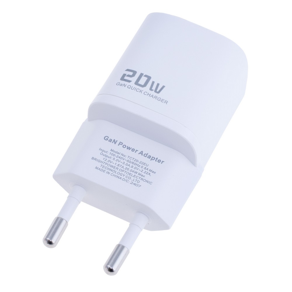 Зарядний пристрій 20W, TCT20-XRHYB02 White