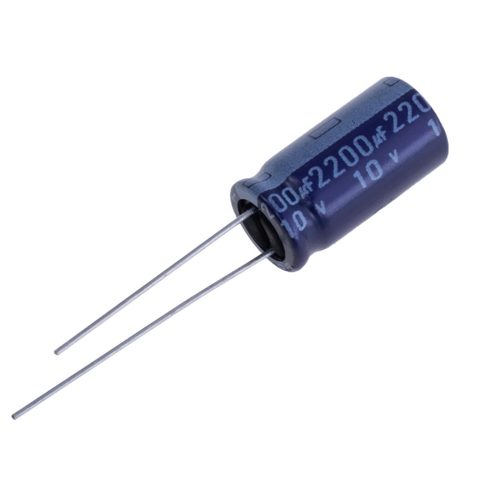 2200uF 10V SK 10x20mm 85°C (SK010M2200CT9-TEAPO) (електролітичний конденсатор)