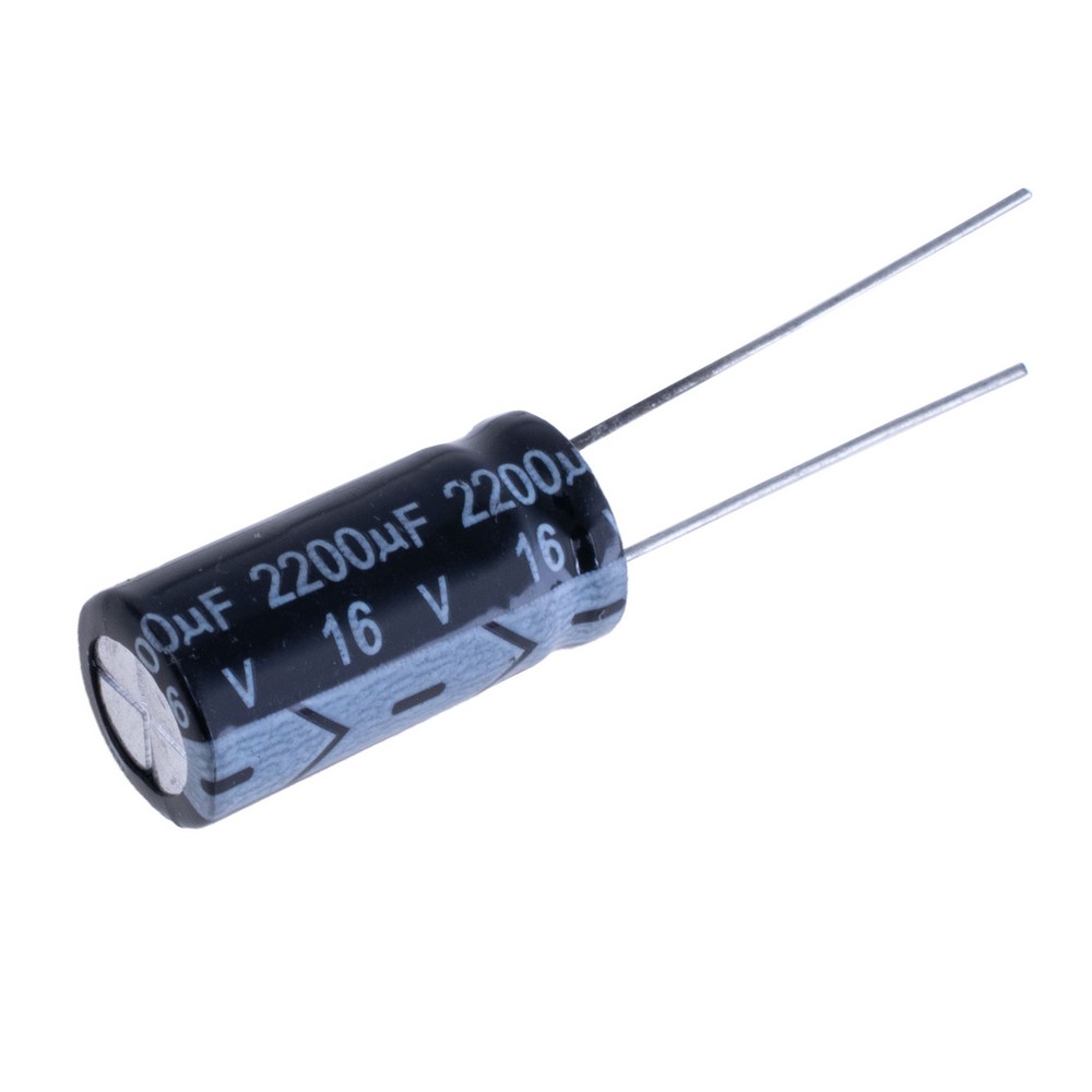 2200uF 16V 10x20mm (Changx) (електролітичний конденсатор)