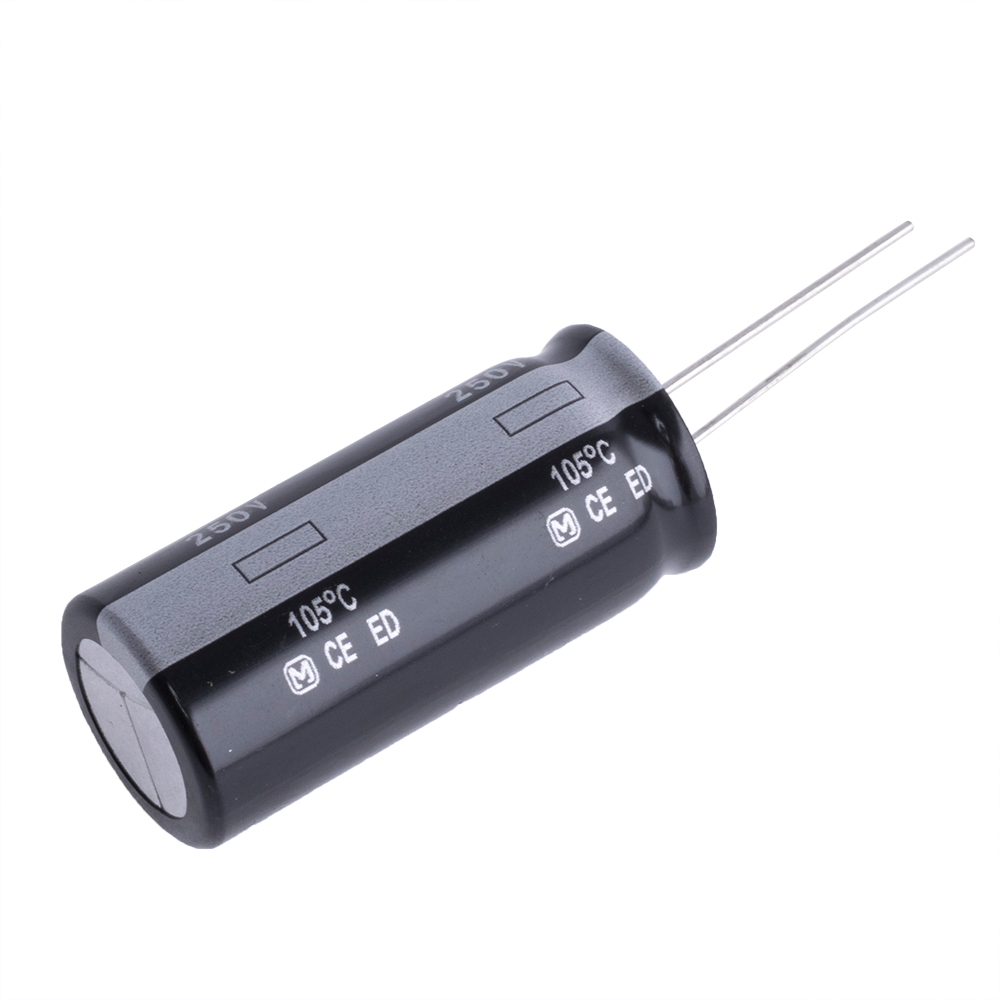 220uF 250V ED 18x40mm (EEUED2E221-Panasonic) (электролитический конденсатор)