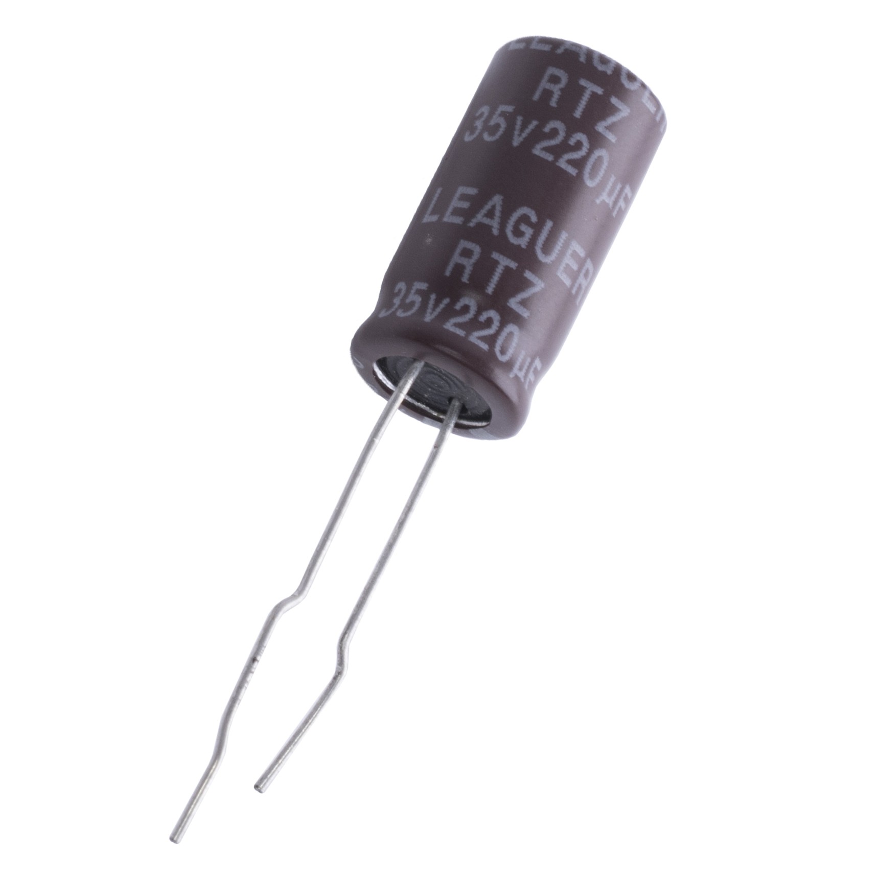 220uF 35V RTZ 8x16mm (low esr) (RTZ1V221M0816F-LEAGUER) (электролитический конденсатор низкоимпедансный)