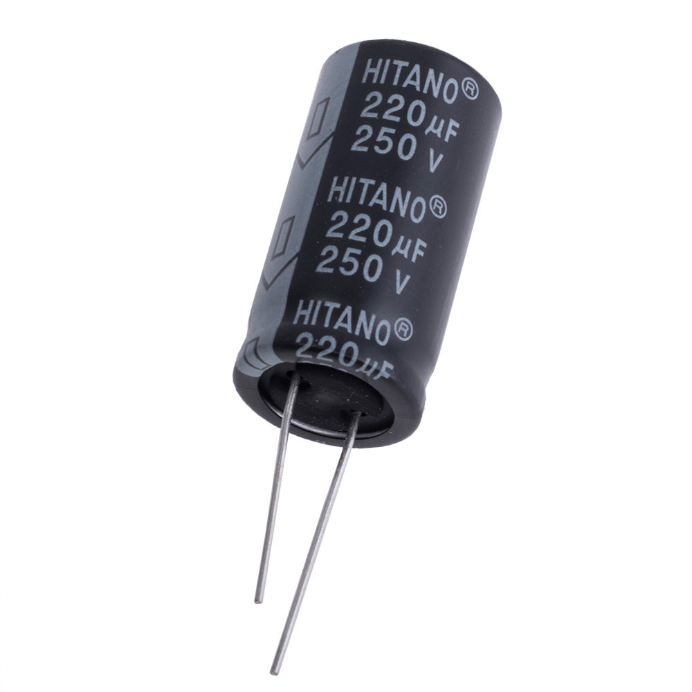 220uF 250V EHR 18x36mm (EHR221M2EBA-Hitano) (электролитический конденсатор)