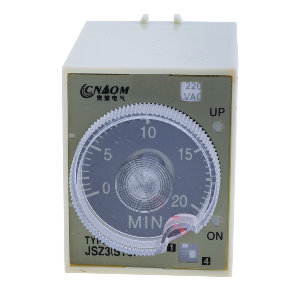 Реле часу із затримкою включення  220VAC, ST3P-AF 220VAC, 2M/20M/2H/12H