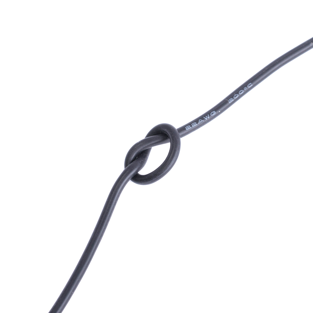 Silicone-22AWG (0.3mm2-60/0.08TS) SCHWARZ