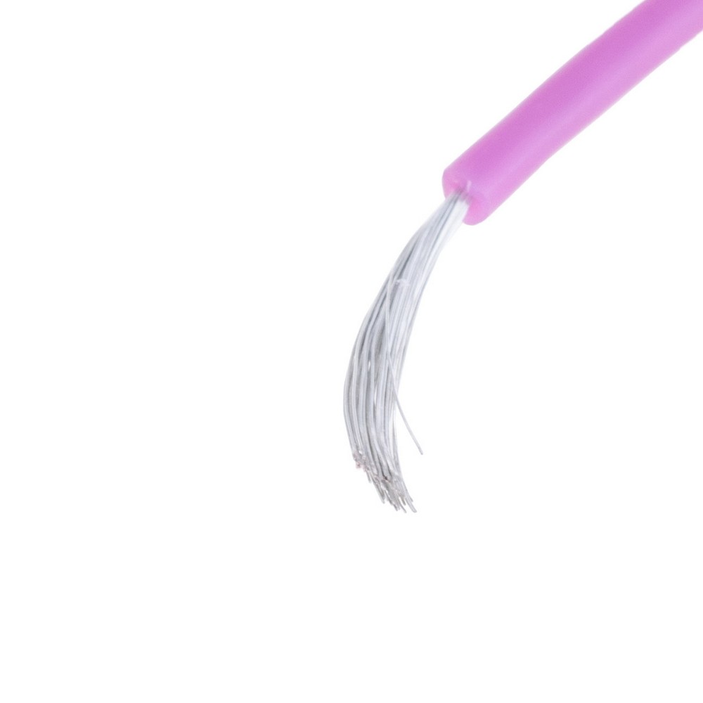 Силіконовий провід 22AWG (0.3mm²-60/0.08TS) фіолетовий