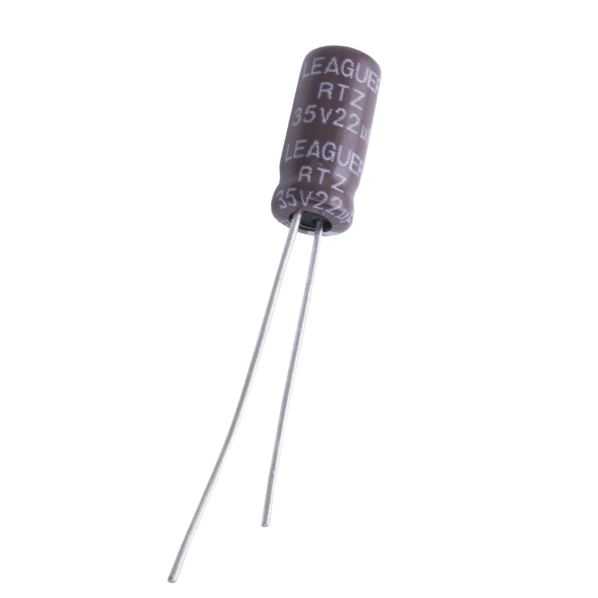 22uF 35V RTZ 5x11mm (low esr) (RTZ1V220M0511-LEAGUER) (электролитический конденсатор низкоимпедансный) 22uF 35V RTZ 5x11mm (low esr) (RTZ1V220M0511-LEAGUER) (электролитический конденсатор низкоимпедансный)