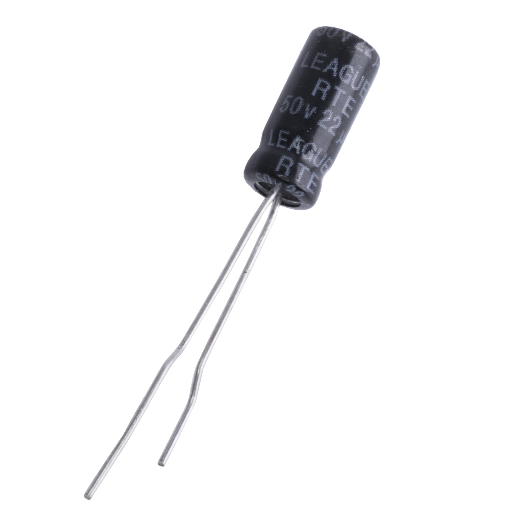 22uF 50V RTE 5x11mm (low esr) (RTE1H220M0511F-LEAGUER) (электролитический конденсатор низкоимпедансный)