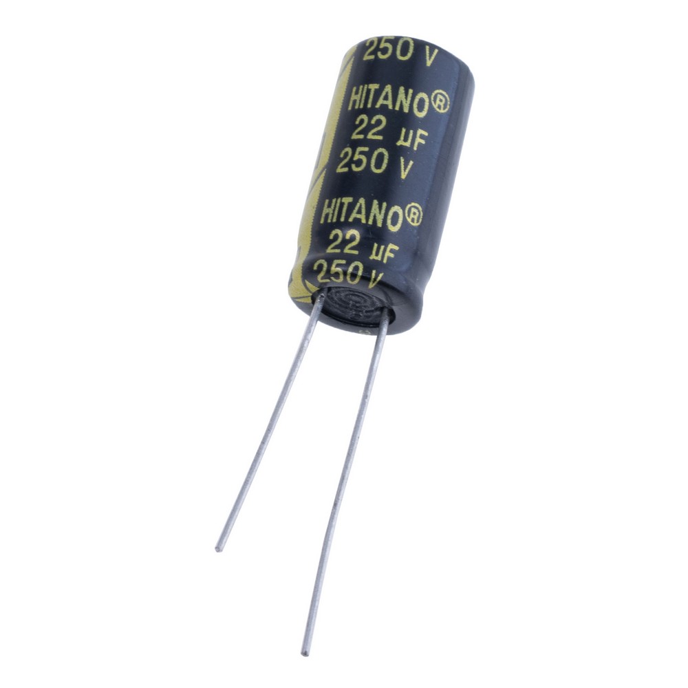 22uF 250V EXR 10x21mm (EXR220M2EB-Hitano) 22uF 250V EXR 10x21mm (EXR220M2EB-Hitano)