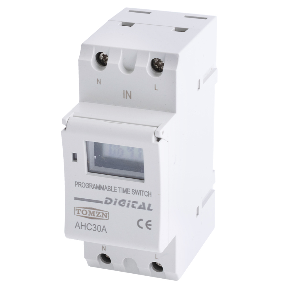 Таймер программируемый недельный 230V AC + 30A (AHC30A — TOMZN) Таймер программируемый недельный 230V AC + 30A (AHC30A — TOMZN)