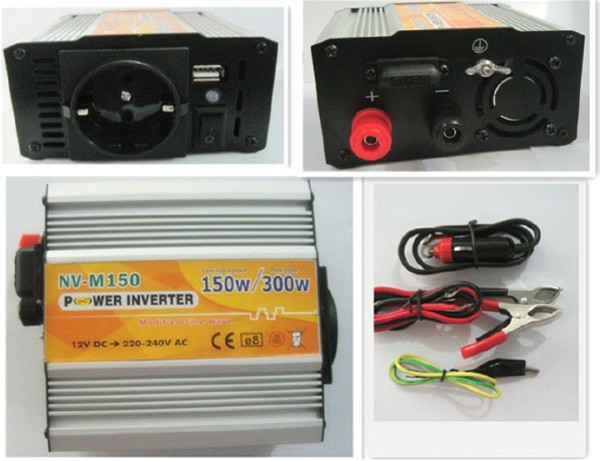 Inverter NV-M 150Watt 12V-220V, modifizierte Sinuswelle