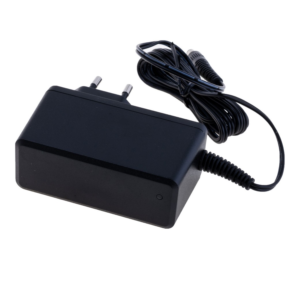 Блок живлення з вилкою 24W 12V, роз'єм:2.5x5.5мм, NBS24N120200VE