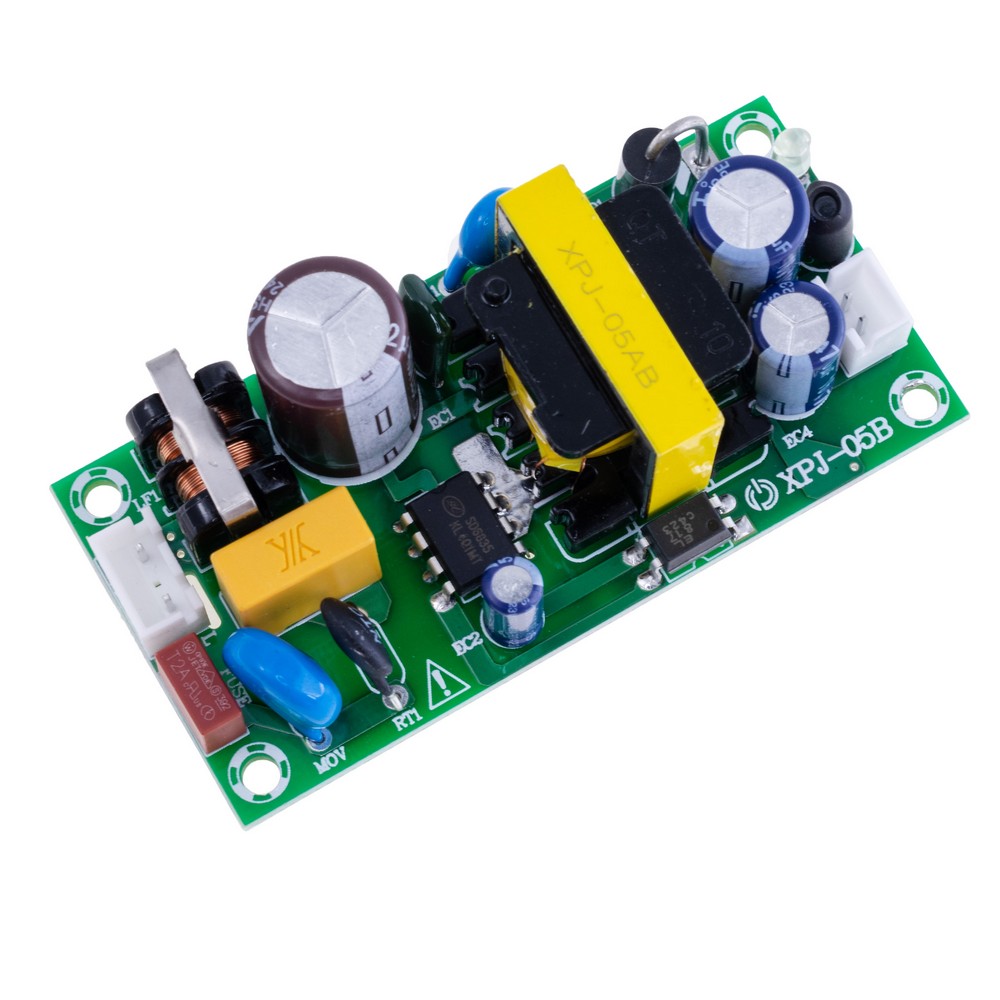 Драйвер для світлодіодів 24W без корпуса, DC 12V @ 2A, AC 110-240V, 75x35x24mm