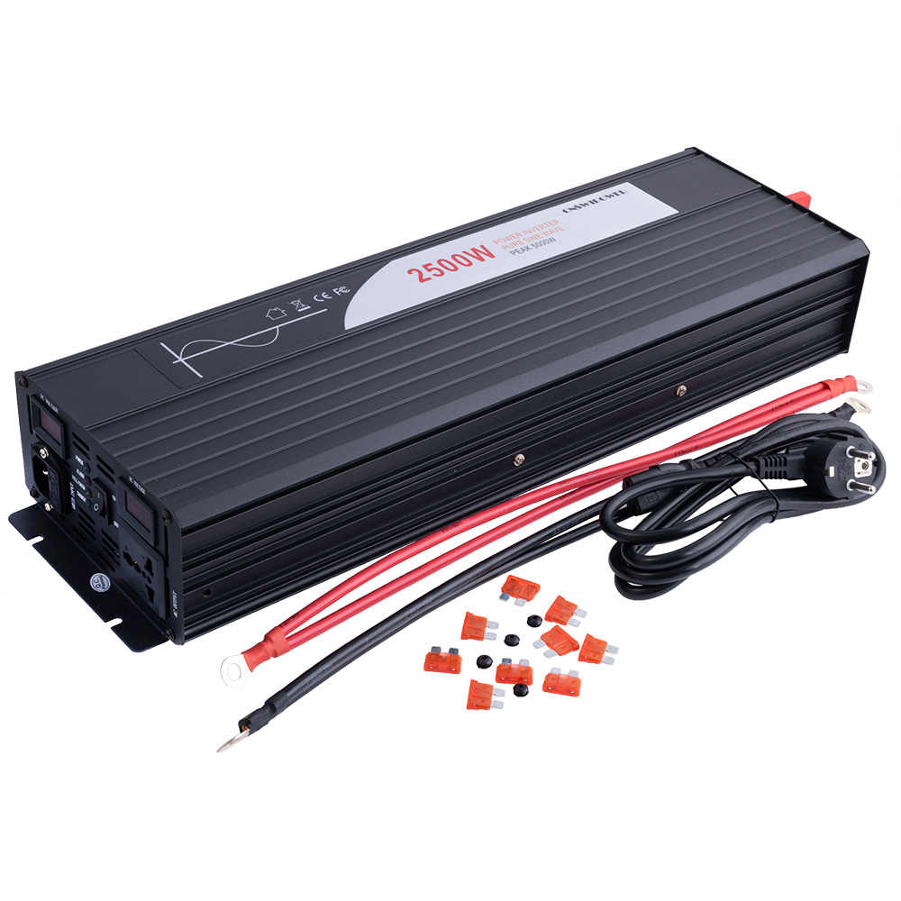 Инвертор 2500W 12V→230V чистая синусоида с встроенным зарядным устр. (SP-2500L12V w/Charger – Swipower) Инвертор 2500W 12V→230V чистая синусоида с встроенным зарядным устр. (SP-2500L12V w/Charger – Swipower)