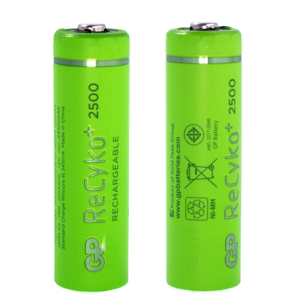 250AAHCE-2GBE4 AA NiMH 2500mAh GP ReCyko (Nickel-Metallhydrid-Batterie) 250AAHCE-2GBE4 AA NiMH 2500mAh GP ReCyko (Nickel-Metallhydrid-Batterie)