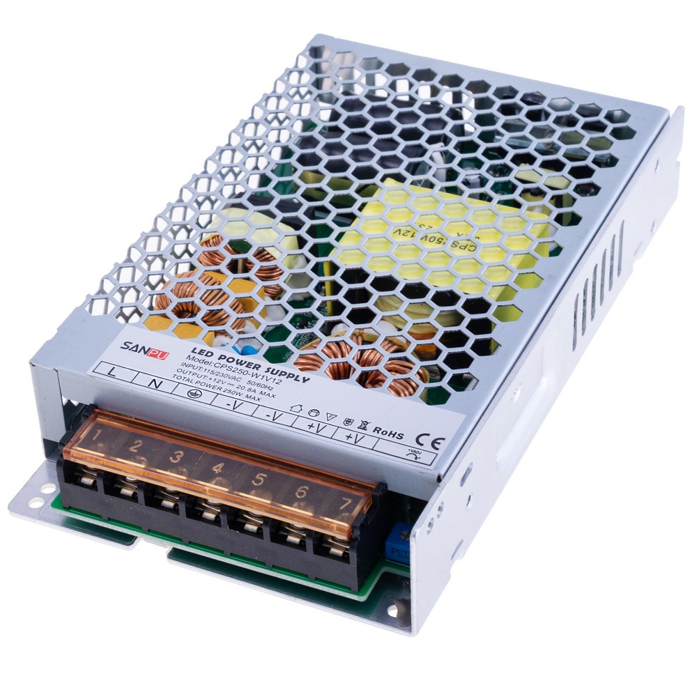 Блок живлення що вбудовується 250W 12V CPS250-W1V12 Блок живлення що вбудовується 250W 12V CPS250-W1V12