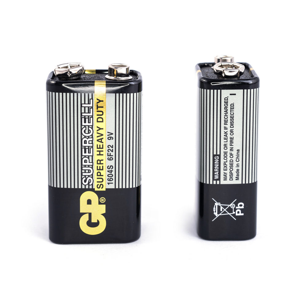 Batt. 1604S salz-, Krone, 9V, GP, S1 Batt. 1604S salz-, Krone, 9V, GP, S1