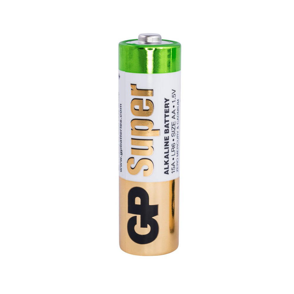 Batt. 15A alkalisch, LR6, AA, 1.5V, GP, U2