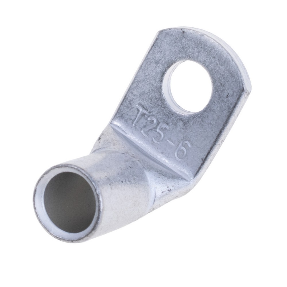 Kabel- Kabelschuh Ring-, gewinkelt, verzinnt Kupfer für Draht 25 mm², M6, LT25-6 Kabel- Kabelschuh Ring-, gewinkelt, verzinnt Kupfer für Draht 25 mm², M6, LT25-6
