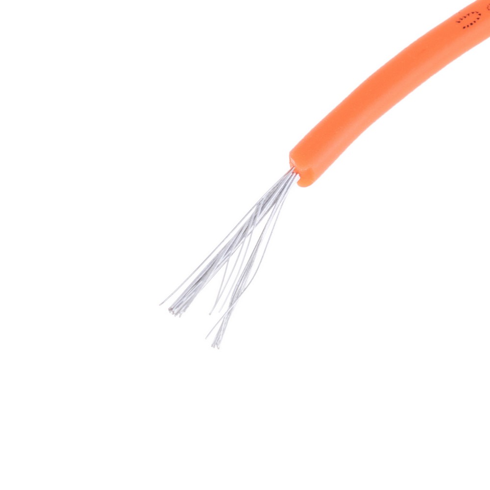 Силіконовий провід 26AWG (0.15mm²-30/0.08TS) помаранчевий