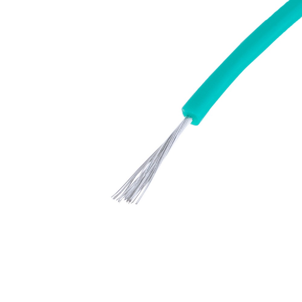 Силіконовий провід 30AWG (0.055mm2-11/0.08TS) зелений