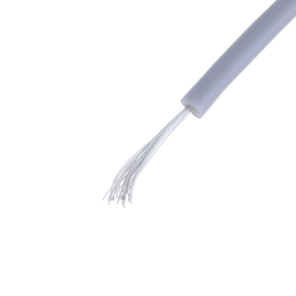 Силіконовий провід 26AWG (0.15mm²-30/0.08TS) сірий Силіконовий провід 26AWG (0.15mm²-30/0.08TS) сірий