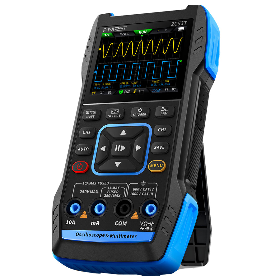 2C53T Standard Handheld 3 In 1 Oscilloscope with P6100 probe