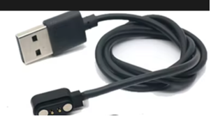 Магнітний роз'єм на проводі 1м. з USB-A 2 контакта, A0468-SPIN0540-2.54PH male witch wire