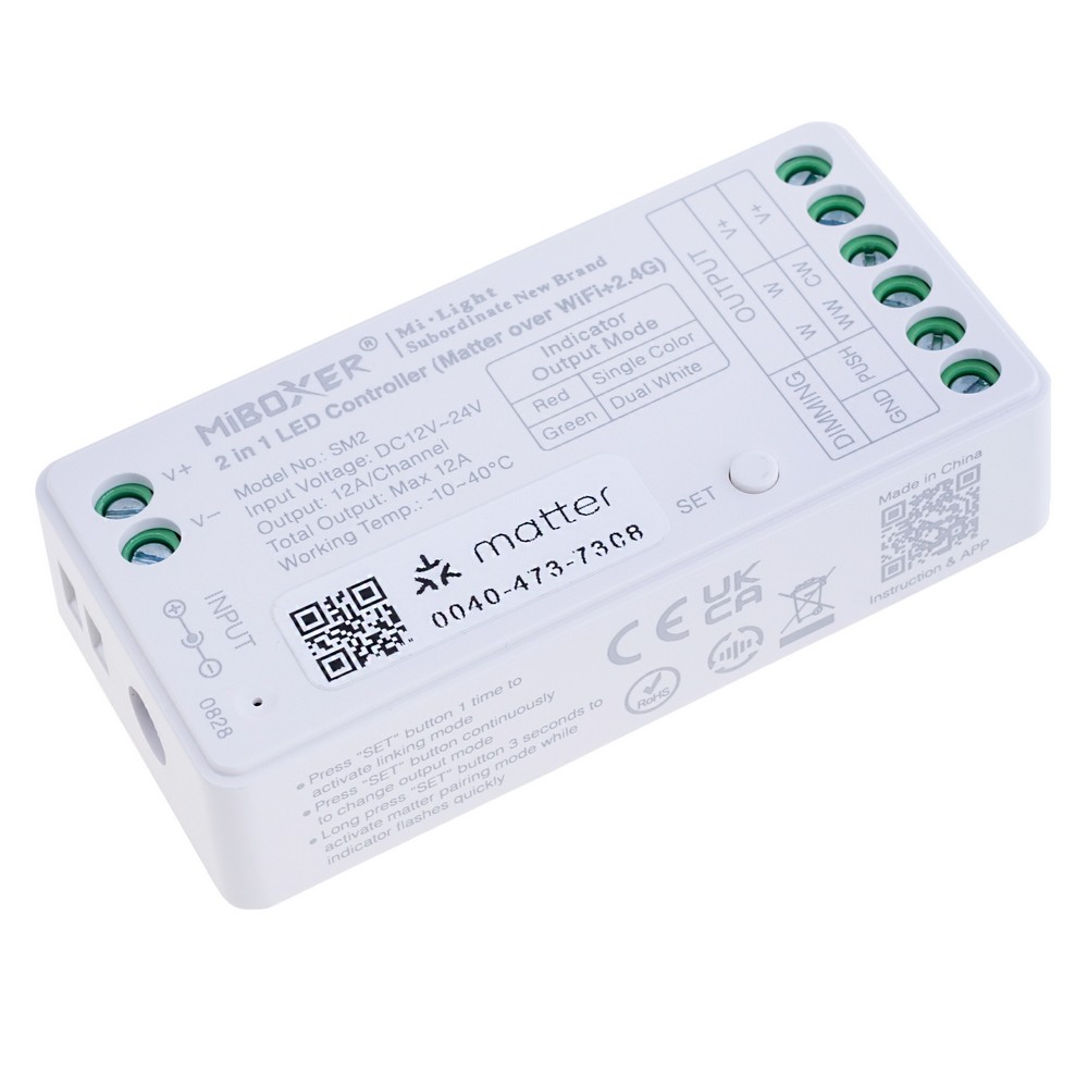 Контролер світлодіодних стрічок 2в1 WiFi+2.4GHz, SM2