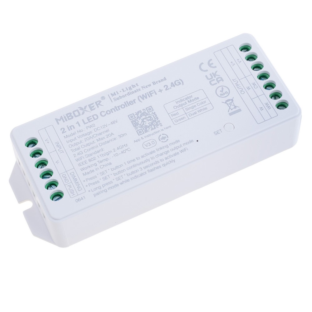 Контролер світлодіодних стрічок 2в1 WiFi+2.4G, PW2