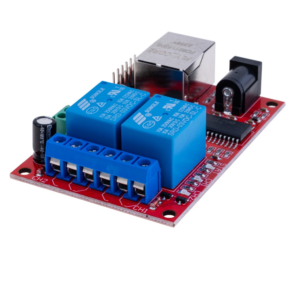 2-Kanal-Ethernet-Relaismodul