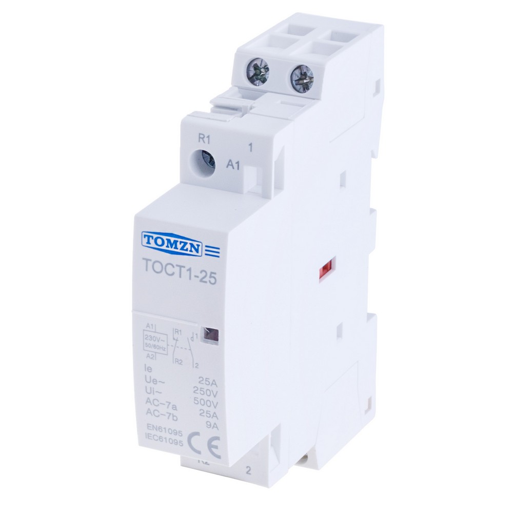 Household ac Modular contactor 220V 25A 1NO 1NC(TOMZN)