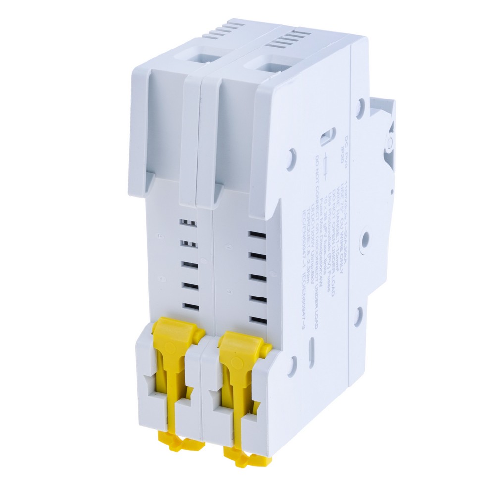 Тримач запобіжників 2P PV max32A DC 1000V 10x38mm з LED на DIN-рейку (TOMZN)