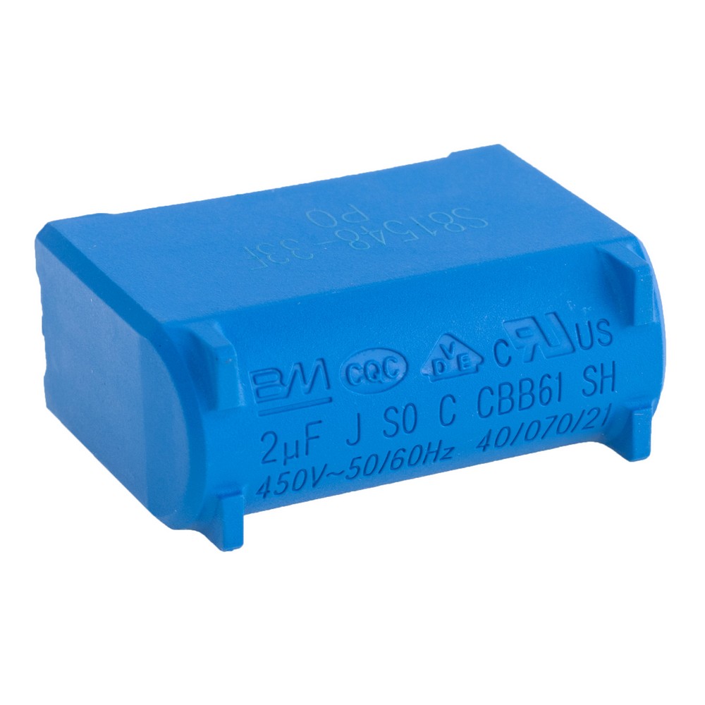 2uF 450VAC ±5% CBB61 36x14,5x25, конденсатор пусковий CBB61-205J450V