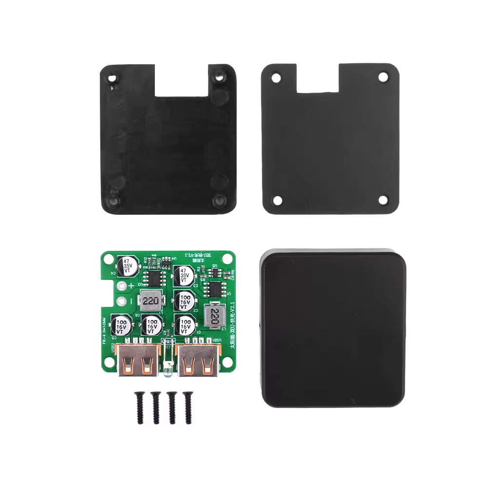Контролер заряду сонячної батареї 2xUSB QC3, DC/DC, 5V 3A(Max.)