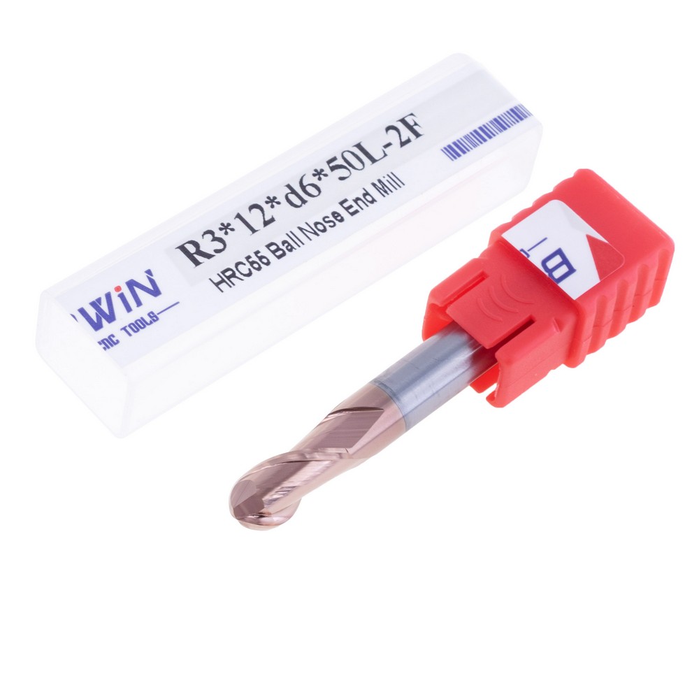 Фреза сферична 2-х західна R3*12*d6*50L