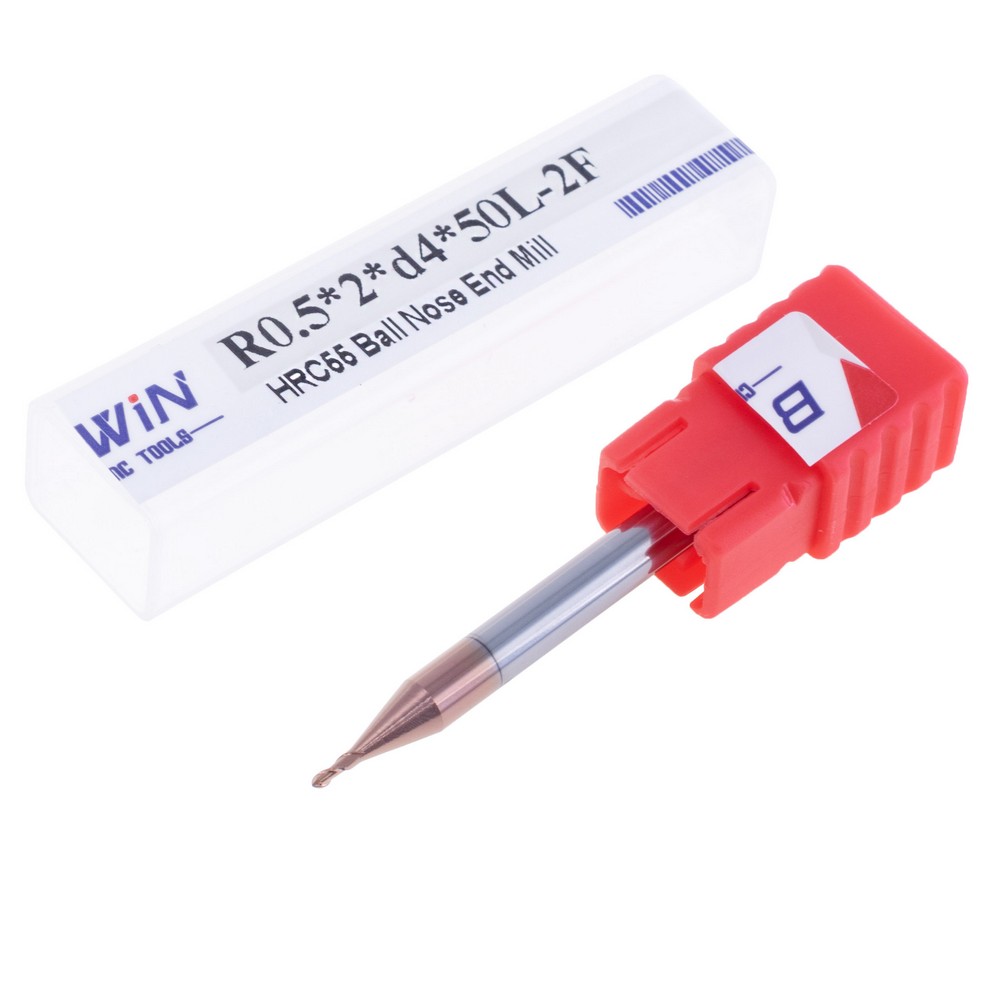 Фреза сферична 2-х західна R0.5*2*d4*50L