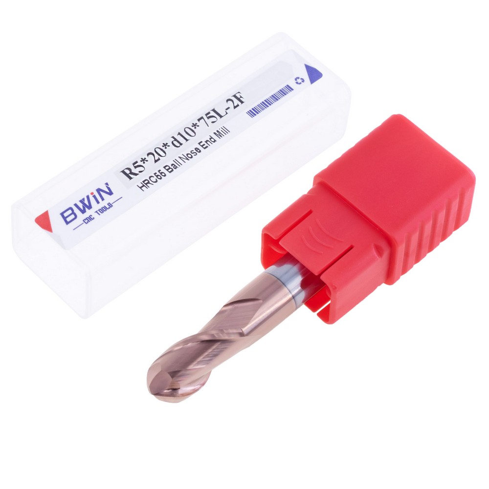 Фреза сферична 2-х західна R5*20*d10*75L