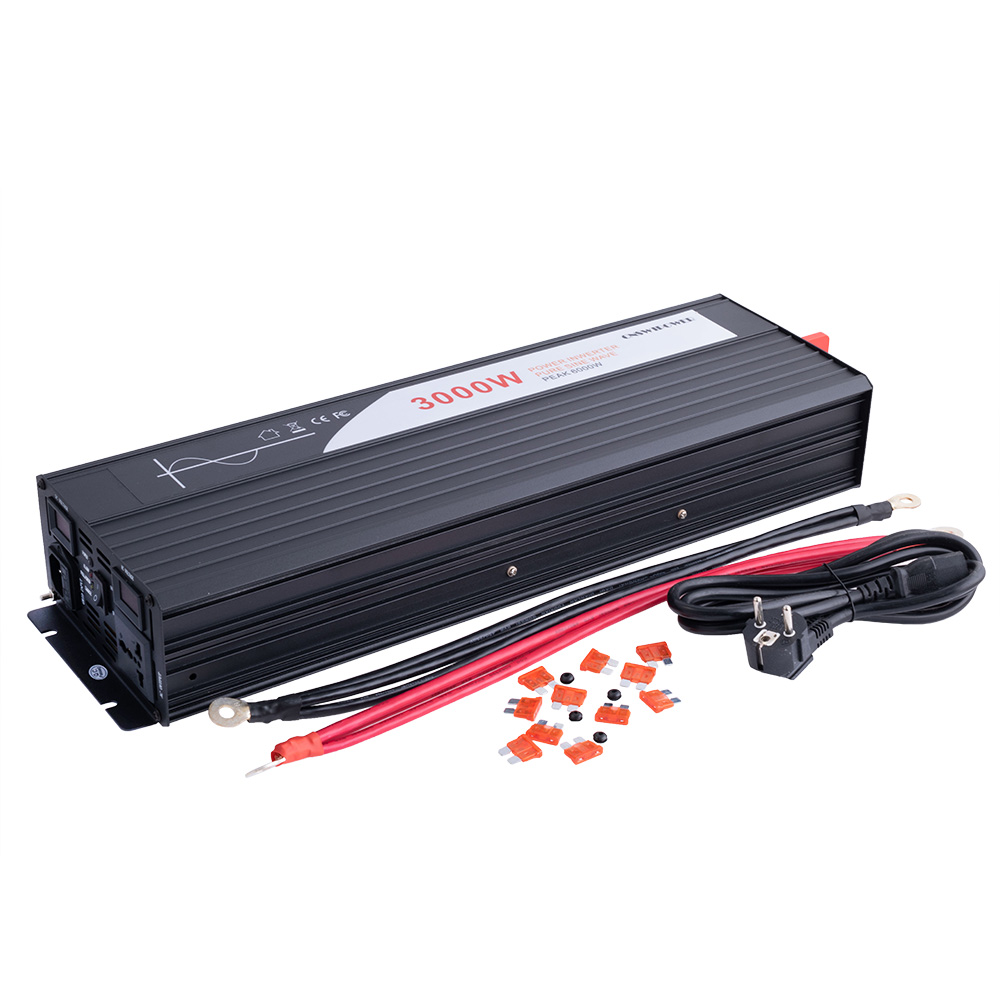 Инвертор 3000W 12V→230V чистая синусоида с встроенным зарядным устр. (SP-3000L12V w/Charger – Swipower) Инвертор 3000W 12V→230V чистая синусоида с встроенным зарядным устр. (SP-3000L12V w/Charger – Swipower)