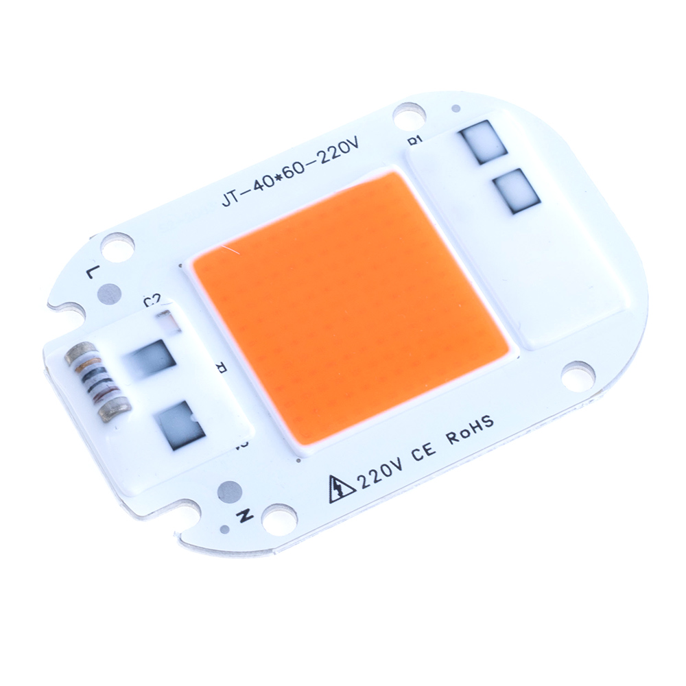 Світлодіод 30W 370-780nm для рослин, 220-277V (DOB4060 – YXO)