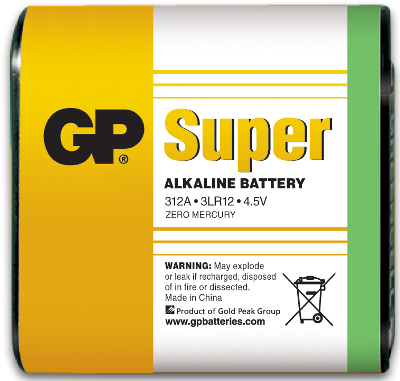 312A Batterie alkalisch, 3LR12 4.5V, GP, U1