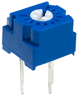 20 kOhm 3323P-1-203-Bourns (PVC6A) (Potentiometer Ausführungs- abgedichtet, Einstellung oben; 6,6x6,6x5,33mm; Schritt 5х2,5)