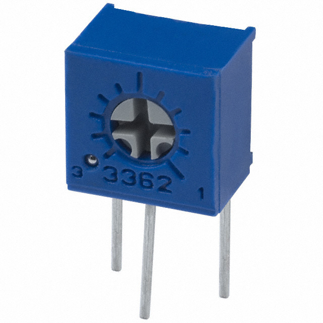 200 kOhm 3362W-1-204TALF-Bourns (Potentiometer Ausfuhrungs-, Einstellung seitlich; 6,6x7x4,7mm)