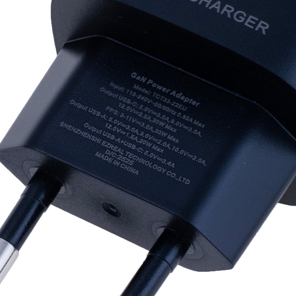 Зарядний пристрій 33W, TCT33A-XR01 Black