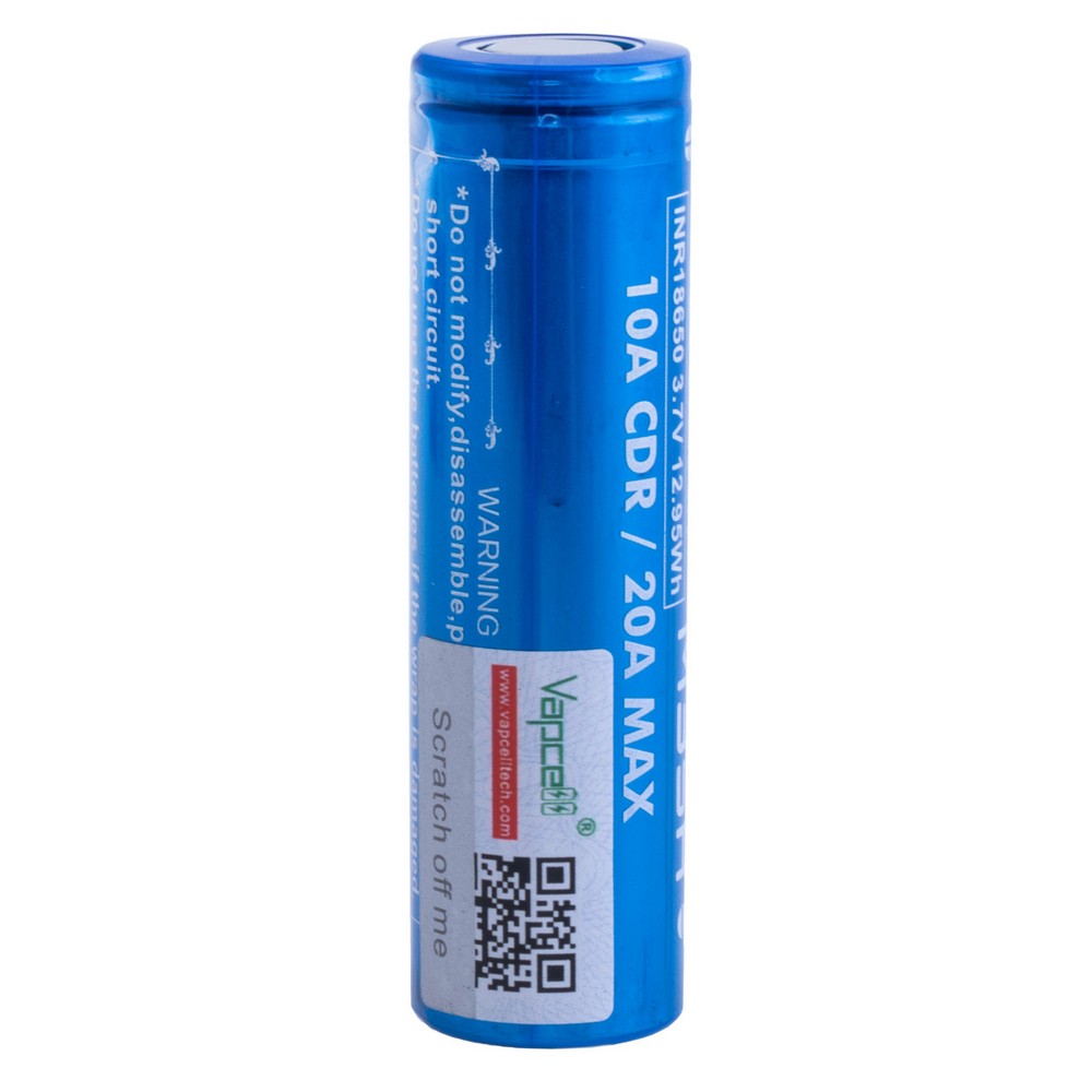 Li-Ion 3500mAh, 3,7V, 18650 Vapcell літій-іонний аккумулятор, 18650 M35A 3500mah
