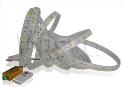 HH-SW120F010W12-ADJ (Wisva) Einstellbare Farbtemperatur, 120led3528/m(12V, 9.6W/m), weiß Schichtunterlage, 5m/Spule